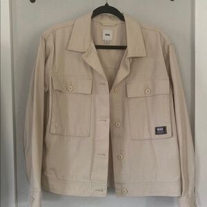 Vans Men's Cream chore Jacket medium